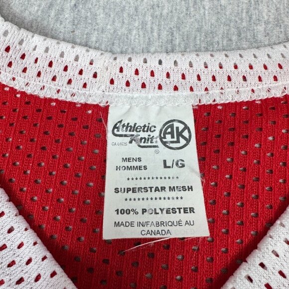 Vintage Molson Canadian Beer Athletic Knit Jersey Grey Cup 2003 Men's Size Large - Picture 10 of 11